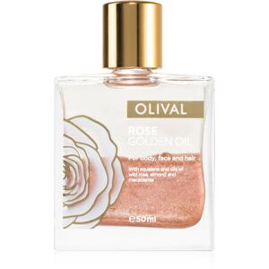 Olival Rose Gold olej se třpytkami na obličej, tělo a vlasy 50 ml