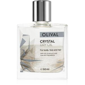 Olival Crystal multifunkční suchý olej se třpytkami na obličej, tělo a vlasy 50 ml