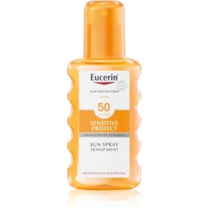 Eucerin Sun Dry Touch Oil Control transparentní ochranný sprej SPF 50 200 ml