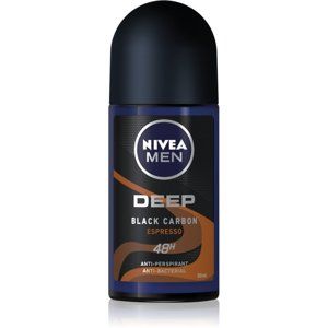 Nivea Men Deep kuličkový antiperspirant pro muže Black Carbon Espresso 50 ml