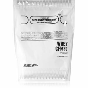 SizeAndSymmetry Whey Protein 80 CFM syrovátkový protein v prášku white chocolate & pistachio 1000 g