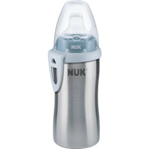 NUK Active Cup Stainless Steel dětská láhev Blue 215 ml