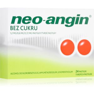 Neo-Angin Neo-angin bez cukru 24 ks
