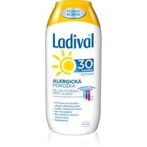 Ladival Alergická pokožka ochranný krémový gel na opalování proti sluneční alergii SPF 30 200 ml