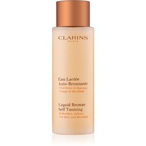 Clarins Liquid Bronze Self Tanning samoopalovací přípravek na obličej a dekolt 125 ml