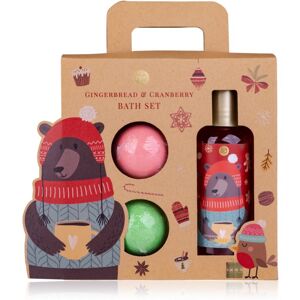 Accentra Hello Winter dárková sada Gingerbread & Cranberry (do koupele) pro ženy