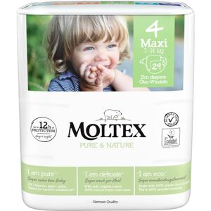 Moltex Pure & Nature Maxi Size 4 jednorázové EKO pleny 7-14 kg 29 ks