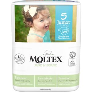 Moltex Pure & Nature Junior Size 5 jednorázové EKO pleny 11-16 kg 25 ks
