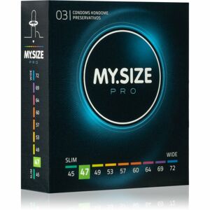 MY.SIZE 47mm Pro kondomy 3 ks