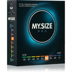 MY.SIZE 60 mm Pro kondomy 3 ks