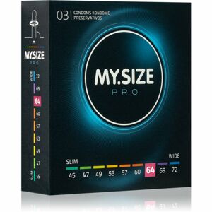 MY.SIZE 64 mm Pro kondomy 3 ks