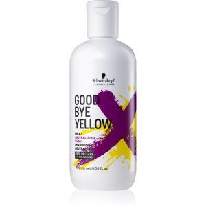 Schwarzkopf Professional Goodbye Yellow šampon neutralizující žluté tóny pro barvené a melírované vlasy 300 ml