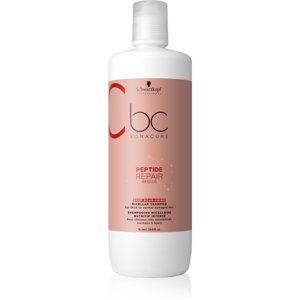 Schwarzkopf Professional BC Bonacure Peptide Repair Rescue osvěžujicí micelární šampon pro extrémně poškozené vlasy 1000 ml