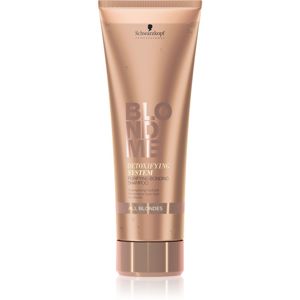Schwarzkopf Professional Blondme čisticí detoxikační šampon pro všechny typy blond vlasů 250 ml