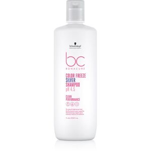 Schwarzkopf Professional BC Bonacure Color Freeze Silver stříbrný šampon pro blond a melírované vlasy 1000 ml