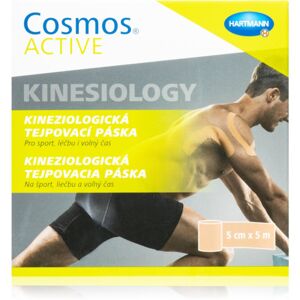 Cosmos Active Kinesio béžová, 5 cm x 5 m pružná páska na svaly, klouby a vazy 1 ks