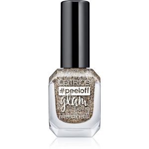 Catrice #peeloff Glam Easy To Remove slupovací lak na nehty odstín 03 When In Doubt, Just Add Glitter