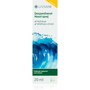 LIVSANE Izotonická mořská voda dexapanthenol nosní sprej s hydratačním účinkem 20 ml