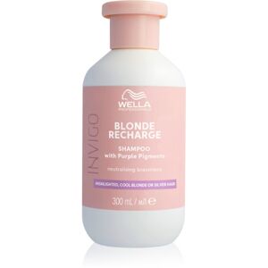 Wella Professionals Invigo Blonde Recharge šampon pro blond vlasy neutralizující žluté tóny 300 ml