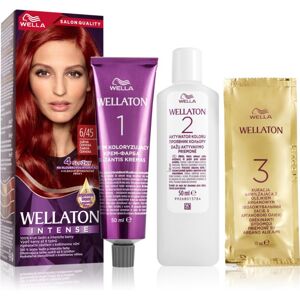 Wella Wellaton Intense permanentní barva na vlasy s arganovým olejem odstín 6/45 Red Passion 1 ks