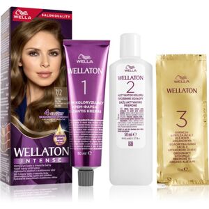Wella Wellaton Intense permanentní barva na vlasy s arganovým olejem odstín 7/2 Matte Medium Blond 1 ks