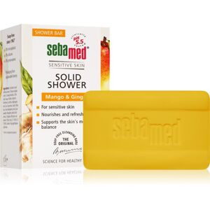 Sebamed Sensitive Skin Solid Shower syndet pro výživu a hydrataci vůně Mango & Ginger 100 g