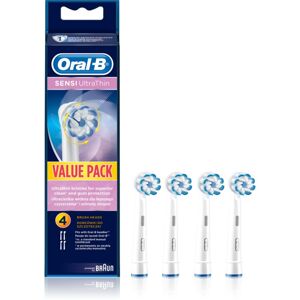 Oral B Sensitive UltraThin EB 60 náhradní hlavice pro zubní kartáček 4 ks