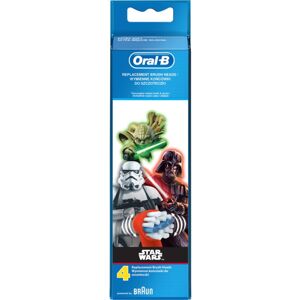 Oral B Stages Power EB10 Star Wars náhradní hlavice pro zubní kartáček 4 ks Extra Soft