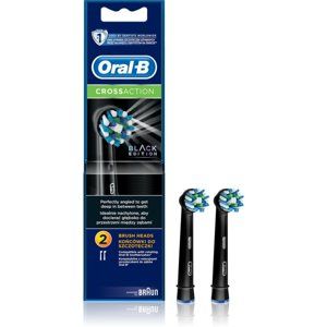 Oral B Cross Action EB 50 Black náhradní hlavice pro zubní kartáček 2 ks