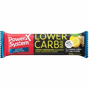 Power System Lower Carb Bar proteinová tyčinka příchuť lemon cheesecake 40 g