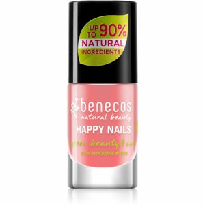 Benecos Happy Nails pečující lak na nehty odstín Flamingo 5 ml