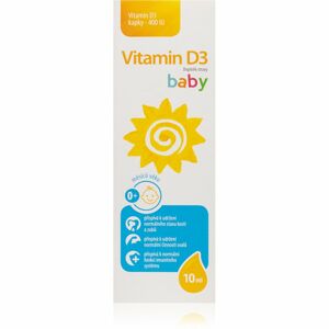Vitamin D3 baby 400IU kapky 10ml doplněk stravy pro podporu imunitního systému 10 ml