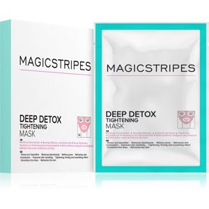 MAGICSTRIPES Deep Detox detoxikační maska se zpevňujícím účinkem 3 ks