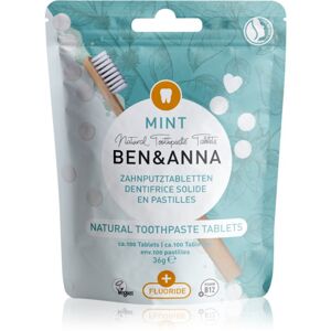 BEN&ANNA Natural Toothpaste Tablets zubní pasta v tabletách Fluoride Mint 36 g