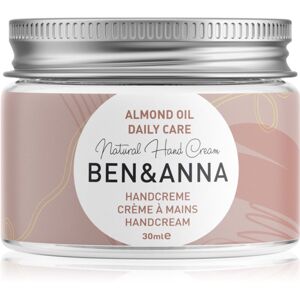 BEN&ANNA Natural Hand Cream Daily Care krém na ruce s mandlovým olejem 30 ml