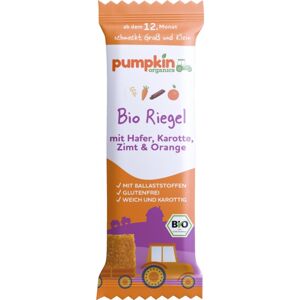 Pumpkin Organics BIO mrkev, skořice, pomeranč ovocná tyčinka 20 g