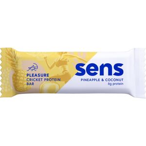 SENS Pleasure proteinová tyčinka s cvrččím proteinem proteinová tyčinka příchuť Pineapple & Coconut 40 g