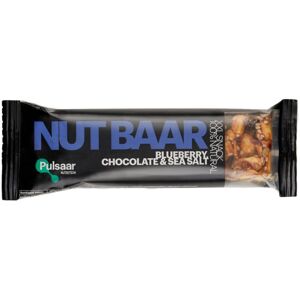 Pulsaar Nut Baar Blueberry, Chocolate & Sea Salt tyčinka s ořechy příchuť Blueberry, Chocolate & Sea Salt 40 g
