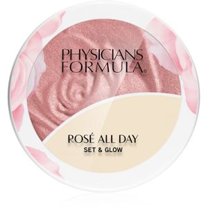 Physicians Formula Rosé All Day rozjasňující pudr s balzámem odstín Brigtening Rose 9 g