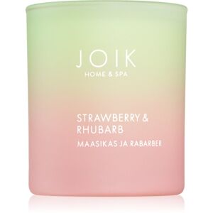 JOIK Organic Home & Spa Strawberry & Rhubarb vonná svíčka 150 g