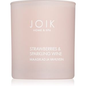 JOIK Organic Home & Spa Strawberries & Sparkling Wine vonná svíčka 150 g