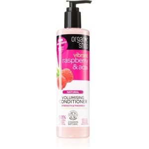 Organic Shop Natural Raspberry & Acai čisticí šampon pro objem 280 ml