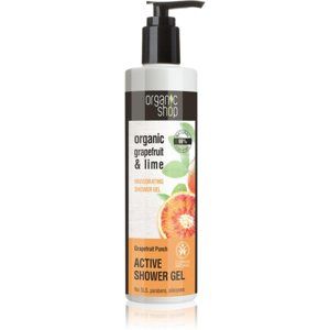 Organic Shop Grapefruit & Lime aktivní sprchový gel 280 ml