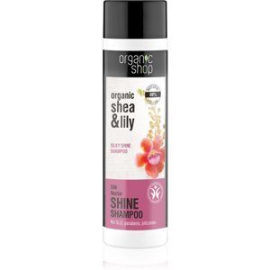 Organic Shop Organic Shea & Lily hydratační šampon pro lesk a hebkost vlasů 280 ml