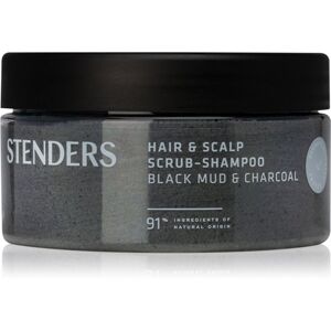 STENDERS Black Mud & Charcoal čisticí peeling na vlasy a vlasovou pokožku 300 g