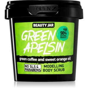 Beauty Jar Green Apelsin povzbuzující tělový peeling s výtažky z kávy 200 g
