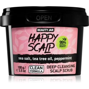 Beauty Jar Happy Scalp čisticí peeling pro mastnou pokožku hlavy 100 g