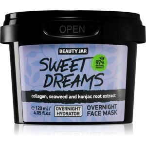 Beauty Jar Sweet Dreams noční pleťová maska pro rozjasnění a hydrataci 120 ml