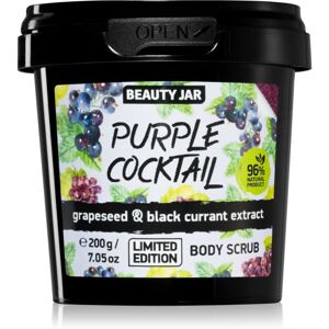 Beauty Jar Purple Cocktail osvěžující tělový peeling 200 g