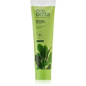 Ecodenta Green Brilliant Whitening bělicí zubní pasta pro svěží dech Mint Oil + Sage Extract 100 ml